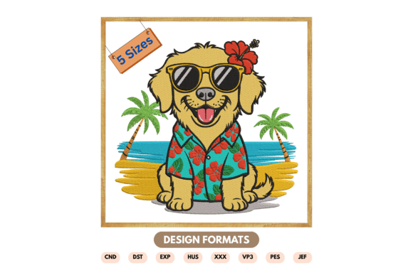 Beach Dog Embroidery: Sunny, Stylish, and Surprisingly Versatile