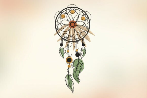 Dreamcatcher Embroidery Design