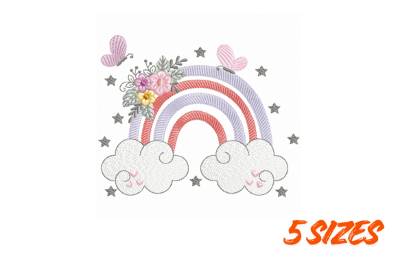 Rainbow Dreams Embroidery Design Set